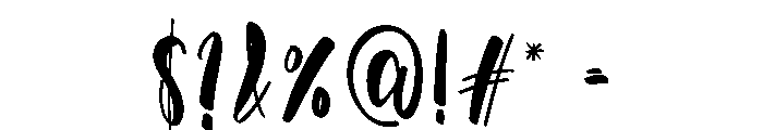 Rainbowcake Font OTHER CHARS
