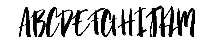 Rainbowcake Font UPPERCASE