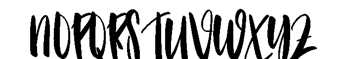 Rainbowcake Font UPPERCASE