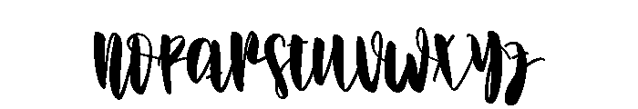 Rainbowcake Font LOWERCASE