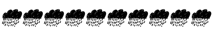 Rainclouds DEMO Regular Font OTHER CHARS