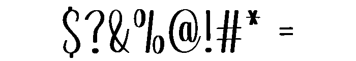 Rainday California Font OTHER CHARS