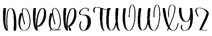 Rainday California Font UPPERCASE