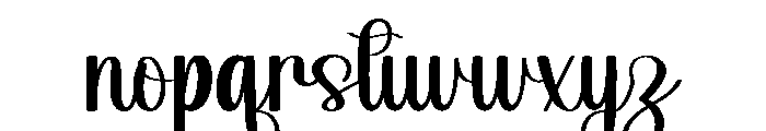 Rainday California Font LOWERCASE