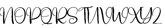 Rainday2 Font UPPERCASE