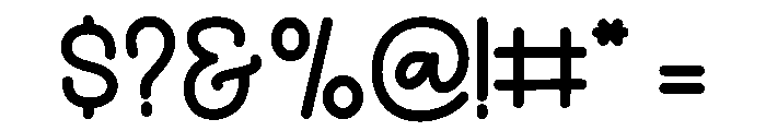 Raindrop Font OTHER CHARS