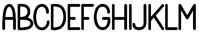 Raindrop Font UPPERCASE
