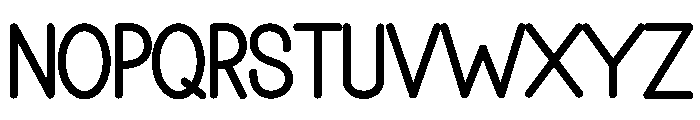 Raindrop Font UPPERCASE
