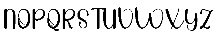 Rainfall Font UPPERCASE