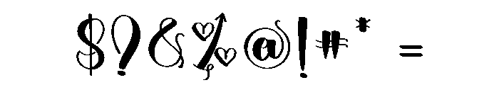 Rainly Font OTHER CHARS