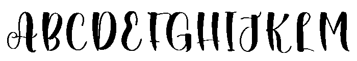 Rainly Font UPPERCASE