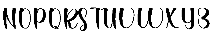 Rainly Font UPPERCASE