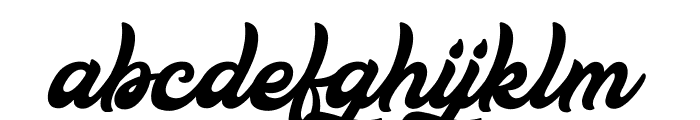 Rainmaker in the Shadow Font LOWERCASE