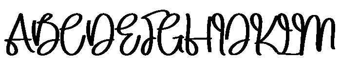 Rainstory Font UPPERCASE