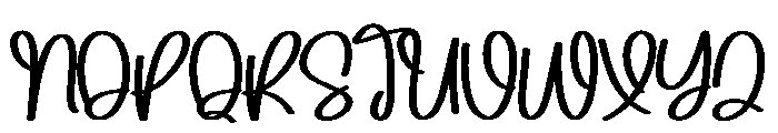 Rainstory Font UPPERCASE