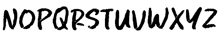 Rainy Calm Font UPPERCASE