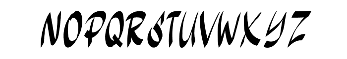 Rainy Season Font UPPERCASE