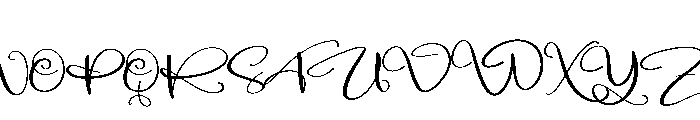 Rainy Font UPPERCASE