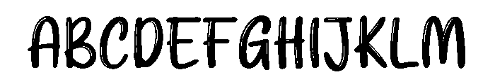 Raisin Topping Font UPPERCASE