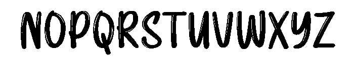 Raisin Topping Font UPPERCASE