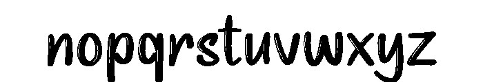 Raisin Topping Font LOWERCASE
