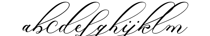 Raja Ampat Script Font LOWERCASE