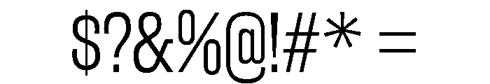 Rakesly Extra Light Font OTHER CHARS