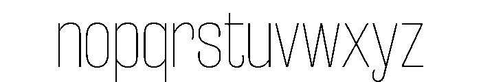 Rakesly Hairline Font LOWERCASE