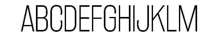 Rakesly Thin Font UPPERCASE