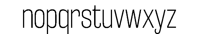 Rakesly Thin Font LOWERCASE
