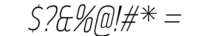 RakeslyEl-Italic Font OTHER CHARS