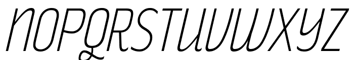 RakeslyEl-Italic Font UPPERCASE