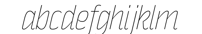 RakeslyUl-Italic Font LOWERCASE