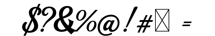 RallingtonDEMO Script Font OTHER CHARS