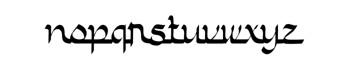 Ramadan Greeting Personal Use Font LOWERCASE