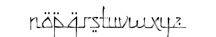 Ramadan-Regular Font LOWERCASE