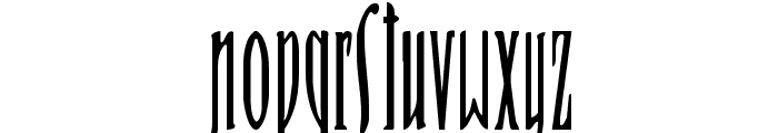 Rammstein Font LOWERCASE