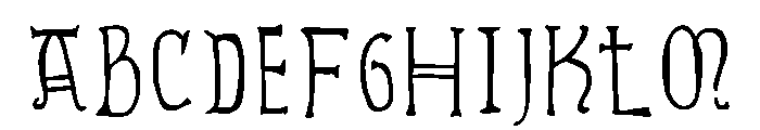 Ramundus Regular Font UPPERCASE