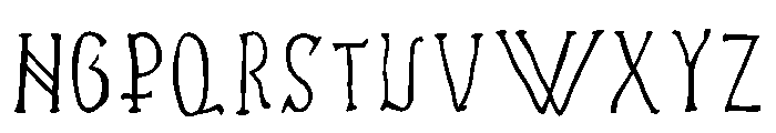 Ramundus Regular Font UPPERCASE