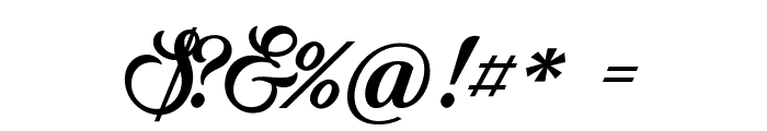 Ranchino Script Bold PERSONAL Regular Font OTHER CHARS