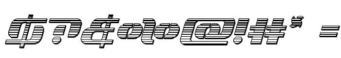 Range Paladin Chrome Italic Font OTHER CHARS