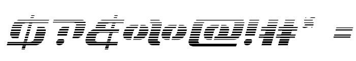 Range Paladin Gradient Italic Font OTHER CHARS