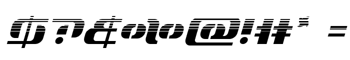 Range Paladin Halftone Italic Font OTHER CHARS