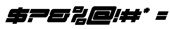 Ranger Force Super-Italic Font OTHER CHARS