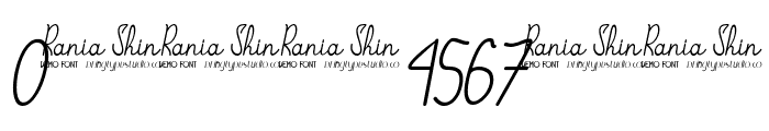 Rania Shin Font OTHER CHARS