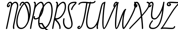 Rania Shin Font UPPERCASE
