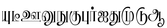 Ranjani Plain Font UPPERCASE