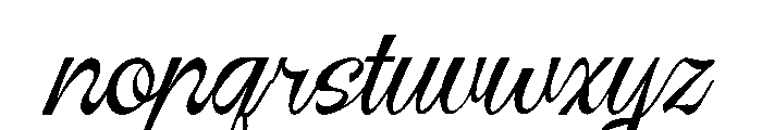 Ranoa Scaloth Font LOWERCASE