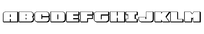 Rapid Response Bold 3D Font UPPERCASE