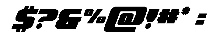 Rapid Response Condensed SupIt Font OTHER CHARS